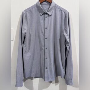 Vuori Gray Button-Up Shirt